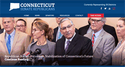 Desktop Screenshot of ctsenaterepublicans.com